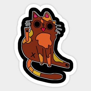 Butt Cat - The Legend,  Madafakas Sticker